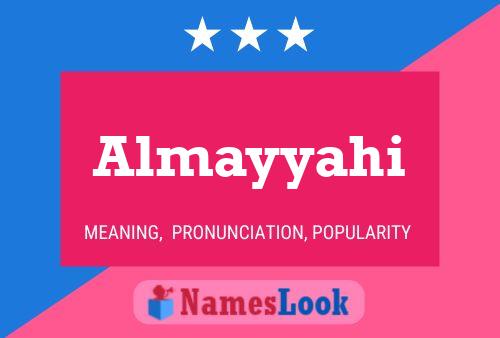 ملصق اسم Almayyahi