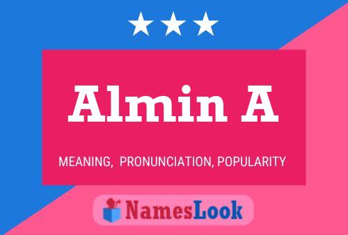 ملصق اسم Almin A