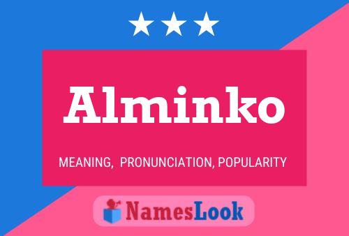 ملصق اسم Alminko