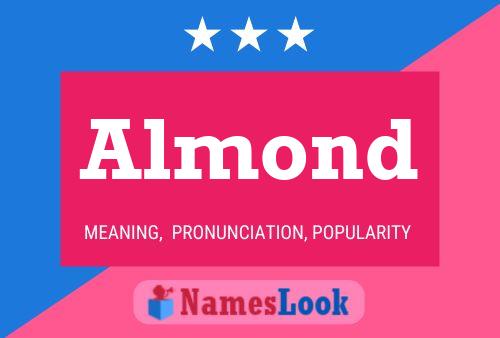 ملصق اسم Almond