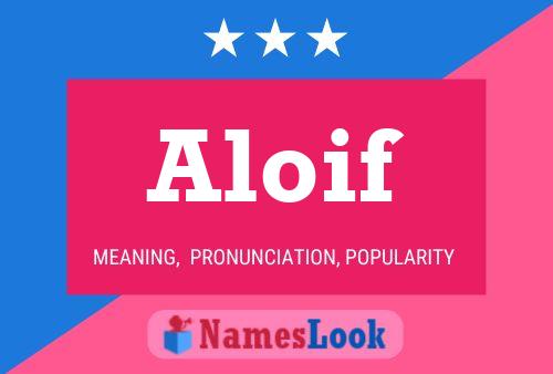 ملصق اسم Aloif