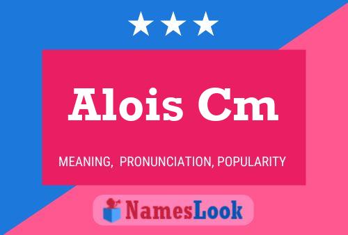 ملصق اسم Alois Cm