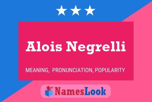 ملصق اسم Alois Negrelli