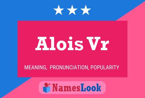 ملصق اسم Alois Vr