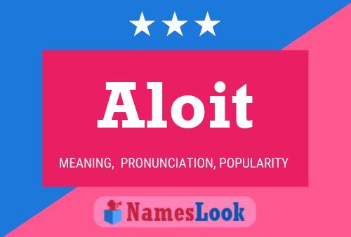 ملصق اسم Aloit