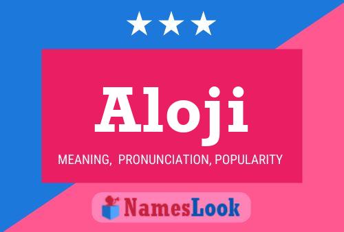 ملصق اسم Aloji