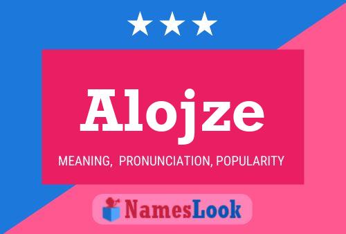 ملصق اسم Alojze