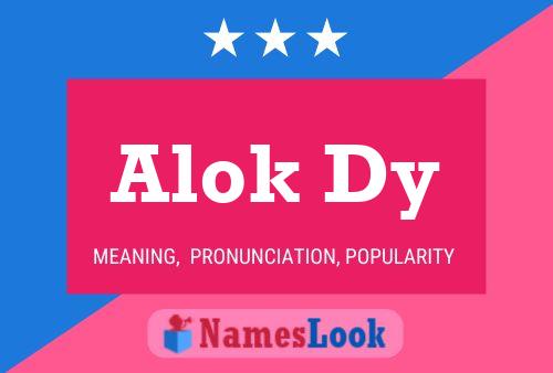 ملصق اسم Alok Dy