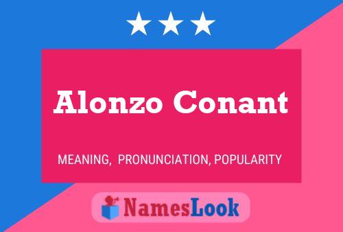 ملصق اسم Alonzo Conant