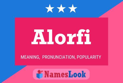 ملصق اسم Alorfi