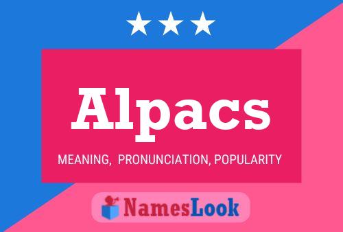 ملصق اسم Alpacs