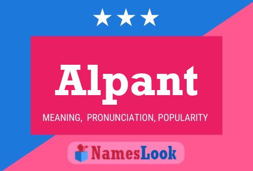 ملصق اسم Alpant