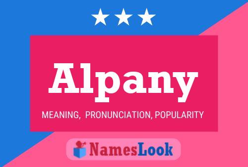 ملصق اسم Alpany