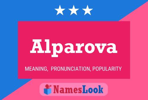 ملصق اسم Alparova