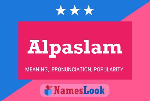 ملصق اسم Alpaslam