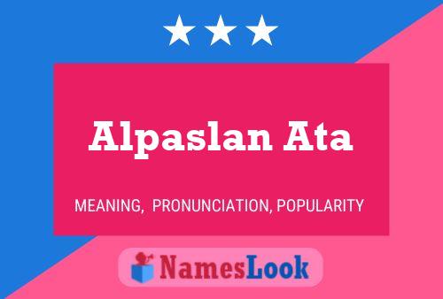 ملصق اسم Alpaslan Ata