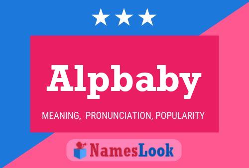 ملصق اسم Alpbaby