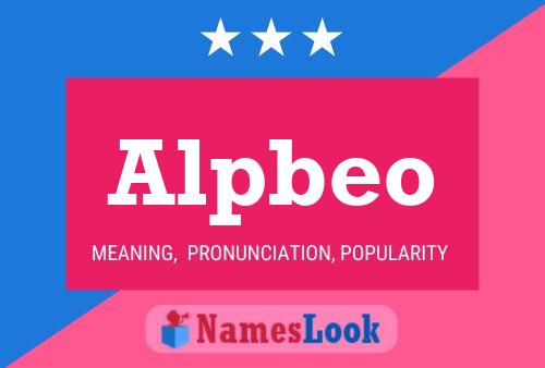 ملصق اسم Alpbeo