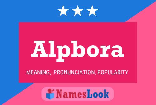 ملصق اسم Alpbora