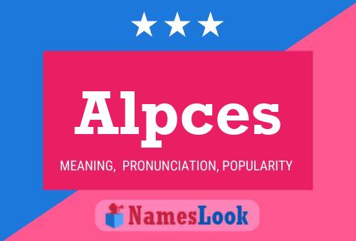 ملصق اسم Alpces