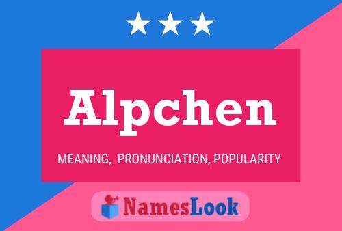 ملصق اسم Alpchen