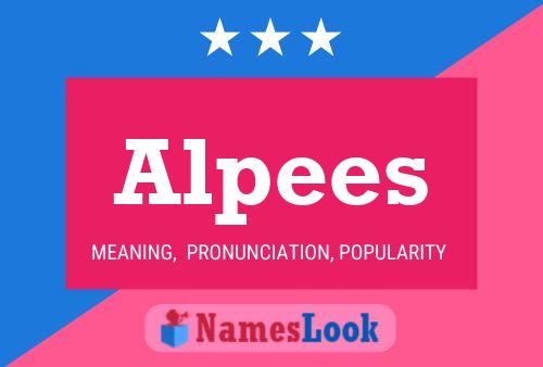 ملصق اسم Alpees