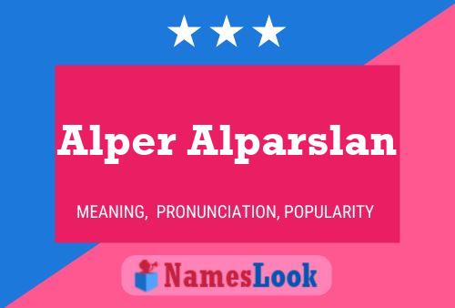 ملصق اسم Alper Alparslan