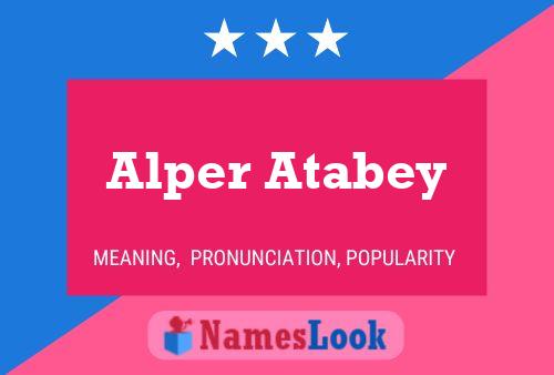 ملصق اسم Alper Atabey