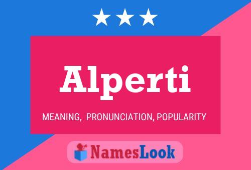 ملصق اسم Alperti