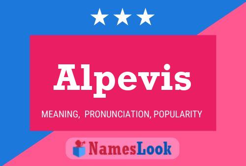 ملصق اسم Alpevis