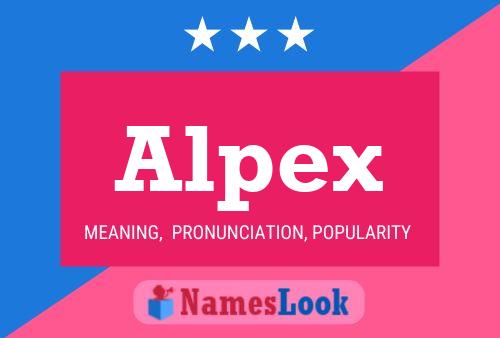 ملصق اسم Alpex