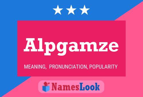 ملصق اسم Alpgamze