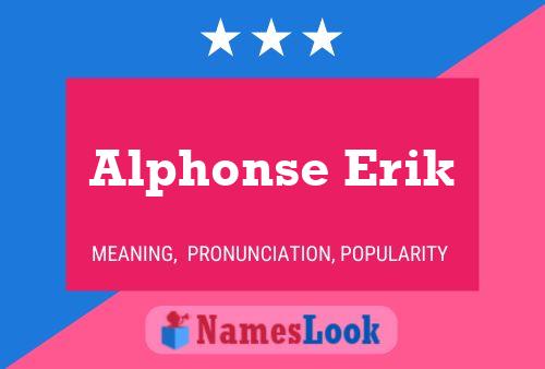 ملصق اسم Alphonse Erik