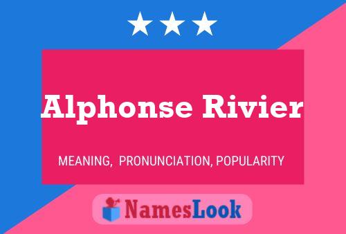 ملصق اسم Alphonse Rivier