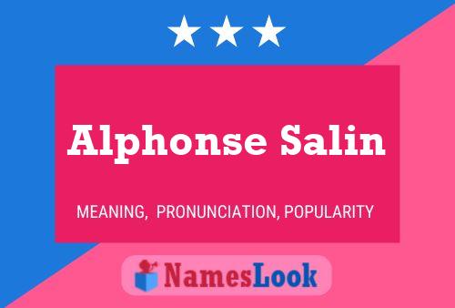 ملصق اسم Alphonse Salin