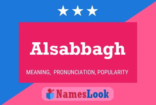 ملصق اسم Alsabbagh