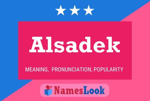 ملصق اسم Alsadek