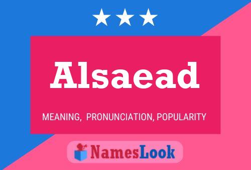 ملصق اسم Alsaead