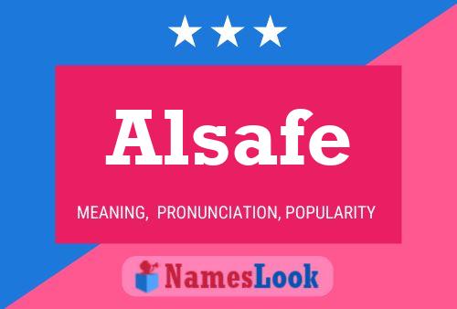 ملصق اسم Alsafe