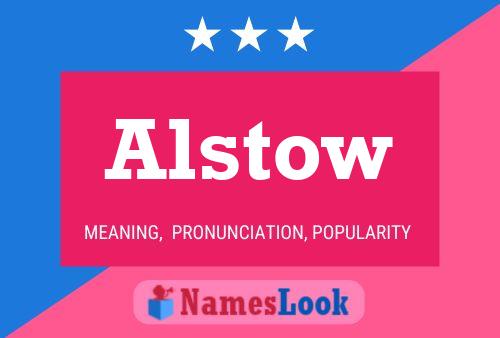 ملصق اسم Alstow