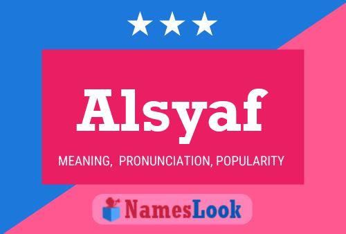 ملصق اسم Alsyaf