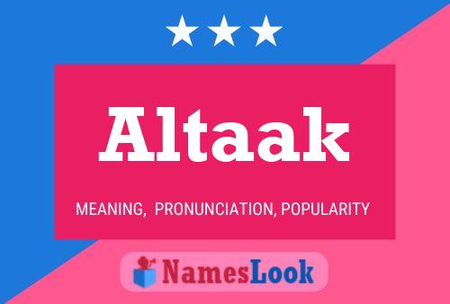 ملصق اسم Altaak