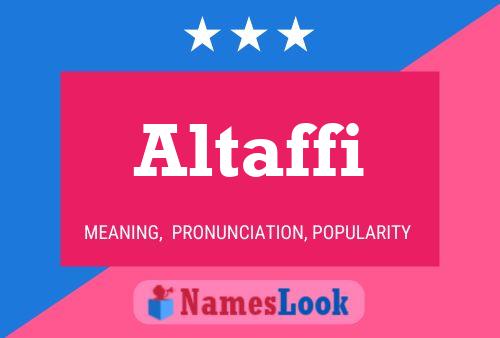 ملصق اسم Altaffi