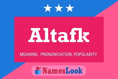 ملصق اسم Altafk