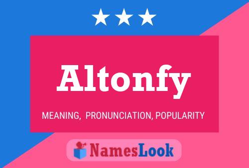 ملصق اسم Altonfy