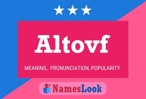 ملصق اسم Altovf