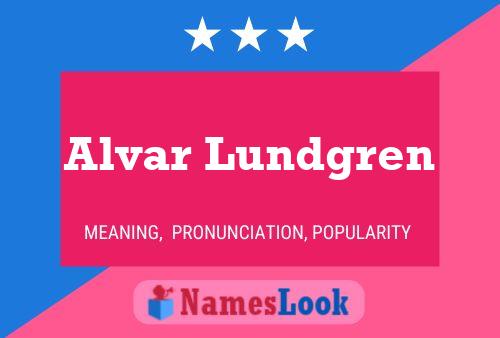 ملصق اسم Alvar Lundgren