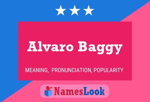 ملصق اسم Alvaro Baggy