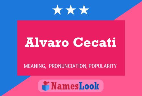 ملصق اسم Alvaro Cecati