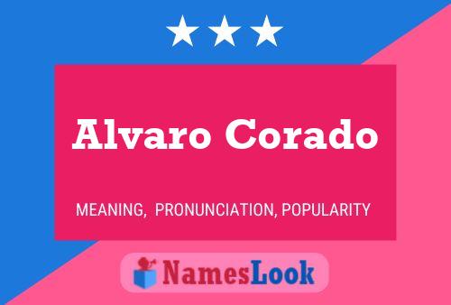 ملصق اسم Alvaro Corado